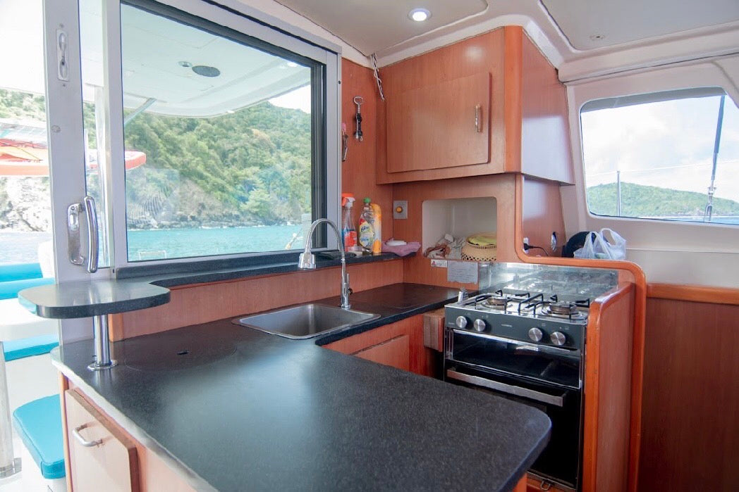 Sunny, 38-foot catamaran